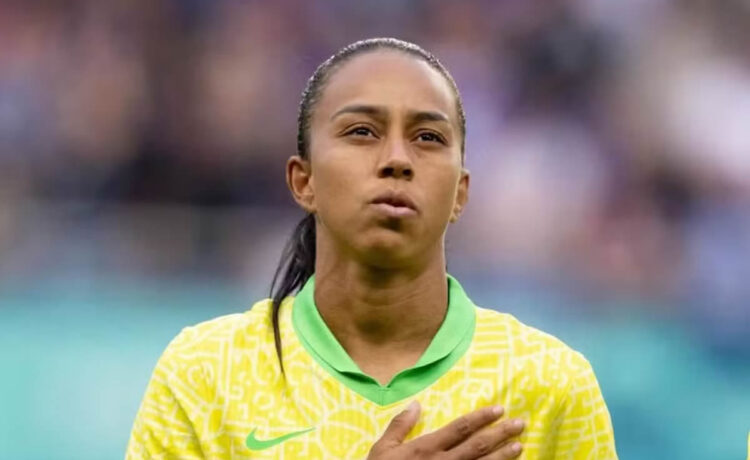 Adriana Silva, atacante da seleção brasileira — Foto: Rafael Ribeiro/CBF